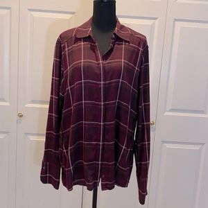 Paige flannel shirt size Large